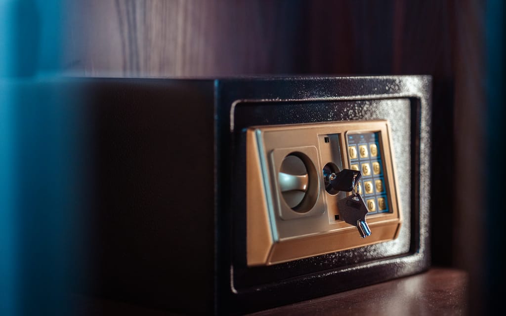 Coffre-fort domestique avec clavier électronique